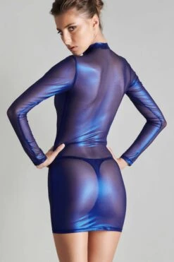 Maison Close Robe Courte - Blue Angel -Luxe Lingerie Soldes 2021 Maison Close Blue Angel 02047