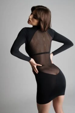 Maison Close Robe Manches Longues - Pure Tentation -Luxe Lingerie Soldes 31 PURE TENTATION TAPAGE NOCTURNE 1097