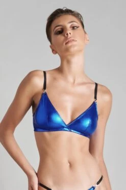 Maison Close Soutien-gorge Triangle - Blue Angel 10 Maison Close Soutien-gorge Triangle - Blue Angel -Luxe Lingerie Soldes 560367 2
