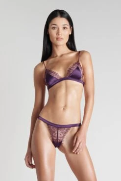 Maison Close Mini String - Villa Satine 12 Maison Close Mini String - Villa Satine -Luxe Lingerie Soldes 561101 villa satine violet dounia 0006