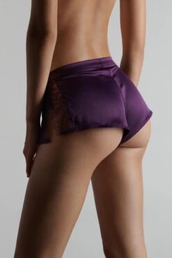 Maison Close Mini Short - Villa Satine 13 Maison Close Mini Short - Villa Satine -Luxe Lingerie Soldes 561138 villa satine violet dounia 1412