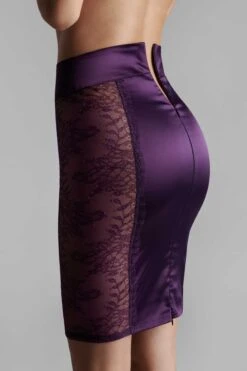 Maison Close Jupe Crayon - Villa Satine 15 Maison Close Jupe Crayon - Villa Satine -Luxe Lingerie Soldes 561143 villa satine violet dounia 0853