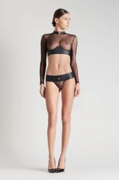 Maison Close Top Manches Longues - Chambre Noire 13 Maison Close Top Manches Longues - Chambre Noire -Luxe Lingerie Soldes 561392 2022 chambre noire 1327