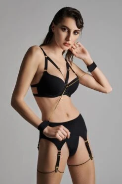 Maison Close Menottes - Tapage Nocturne -Luxe Lingerie Soldes 561525 tapage nocturne noir 836