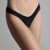 Maison Close String échancré - Pure Tentation 1 Maison Close String échancré - Pure Tentation -Luxe Lingerie Soldes 608068 pure tentation noir 0451 1