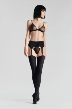 Maison Close Porte-jarretelles - Pure Tentation -Luxe Lingerie Soldes 608795 pure tentation noir 0870