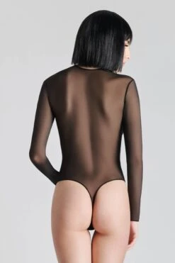 Maison Close Body String Zippé - Pure Tentation 12 Maison Close Body String Zippé - Pure Tentation -Luxe Lingerie Soldes 608801 pure tentation noir 1583