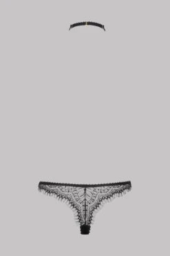 Maison Close Brésilien Avec Harnais - Accroche Cœur -Luxe Lingerie Soldes Harness Accroche Coeur 608455 4