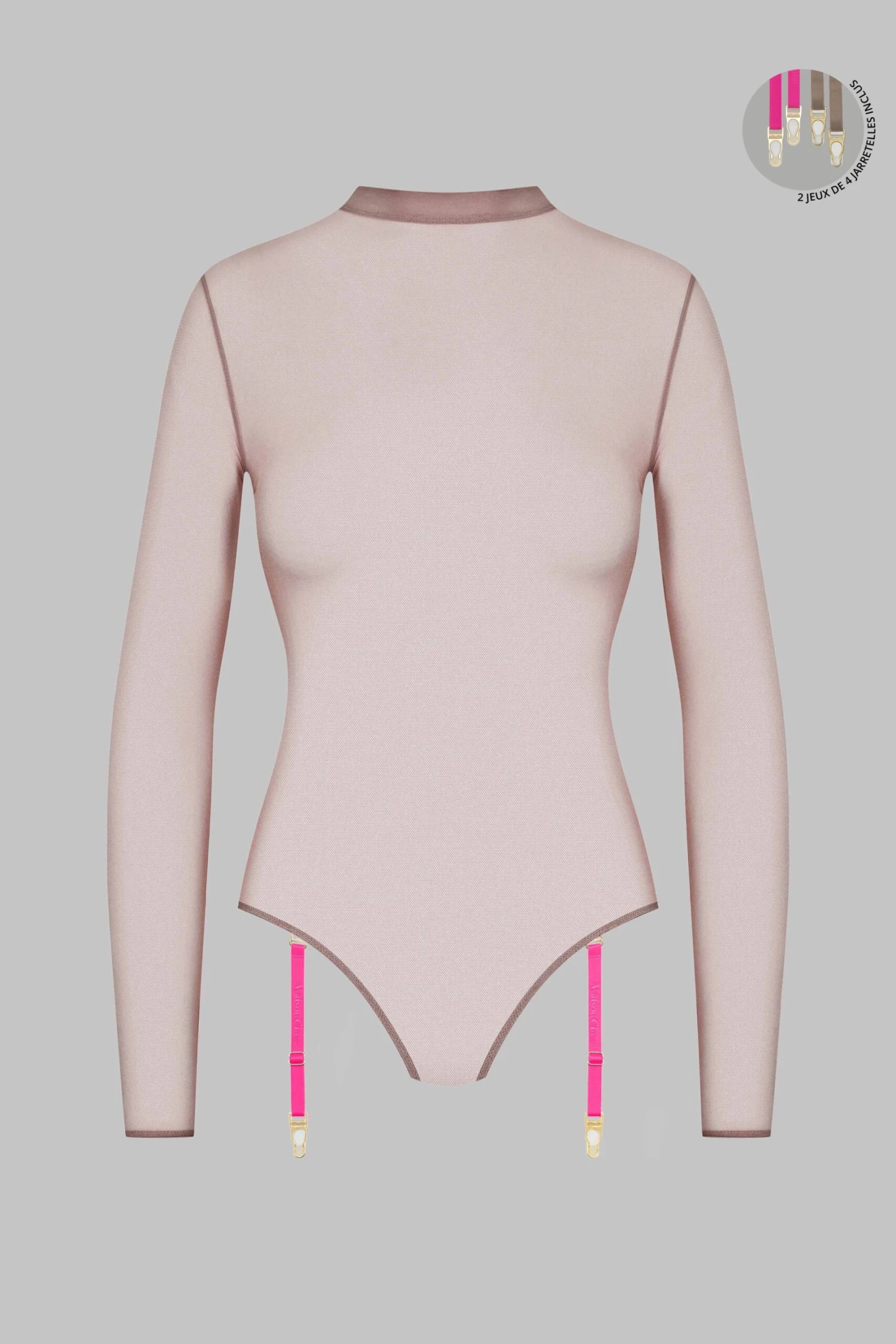 Maison Close Body String Avec Porte-jarretelles - Corps à Corps 4 Maison Close Body String Avec Porte-jarretelles - Corps à Corps – Image 2