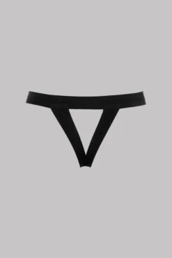 Maison Close String Ouvert - Tapage Nocturne 11 Maison Close String Ouvert - Tapage Nocturne -Luxe Lingerie Soldes Open Thong Tapage Nocturne Black 608100 4