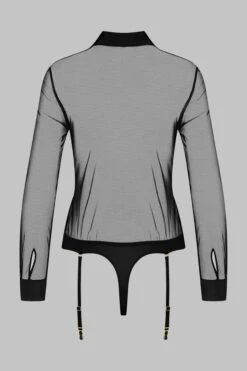 Maison Close Body Chemise Avec Porte-jarretelles - Madame Rêve 13 Maison Close Body Chemise Avec Porte-jarretelles - Madame Rêve -Luxe Lingerie Soldes Shirt Body Madame Reve Black 608851 4