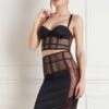 Maison Close Jupe - Sacré Cœur 1 Maison Close Jupe - Sacré Cœur -Luxe Lingerie Soldes Skirt Sacre Coeur Black 560059 1