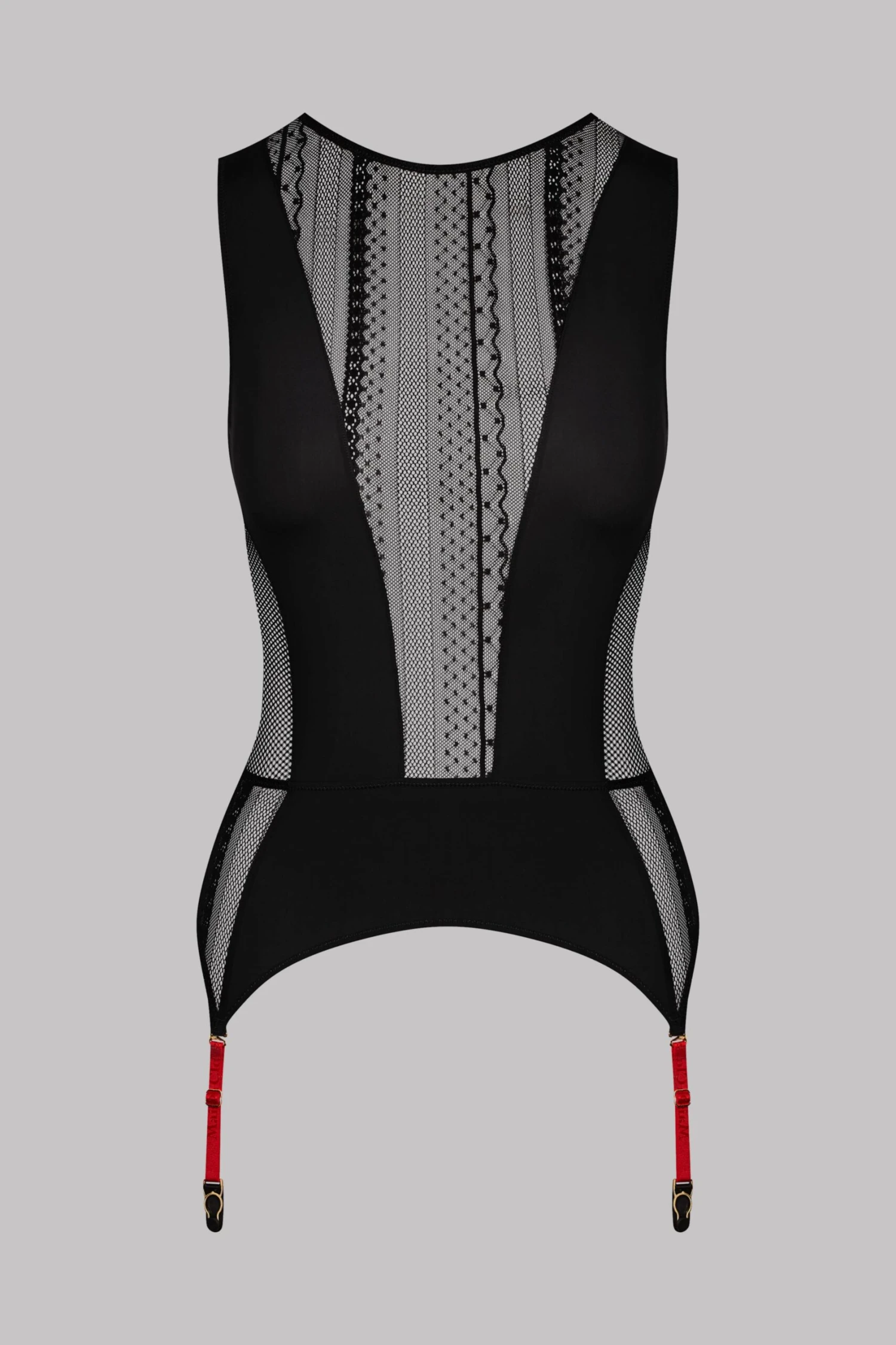 Maison Close Débardeur Avec Porte-jarretelles - Sacré Cœur 4 Maison Close Débardeur Avec Porte-jarretelles - Sacré Cœur – Image 2