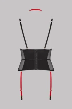 Maison Close Serre-taille Avec Porte-jarretelles Et Harnais - Sacré Cœur 11 Maison Close Serre-taille Avec Porte-jarretelles Et Harnais - Sacré Cœur -Luxe Lingerie Soldes Waist Cincher Sacre Coeur 560037 4