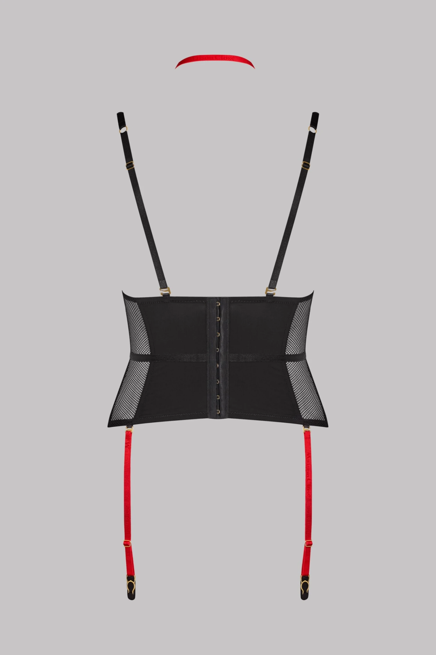 Maison Close Serre-taille Avec Porte-jarretelles Et Harnais - Sacré Cœur 6 Maison Close Serre-taille Avec Porte-jarretelles Et Harnais - Sacré Cœur – Image 4