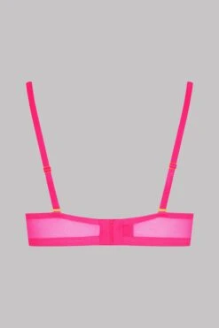 Maison Close Soutien-gorge Balconnet - Corps à Corps Néon 13 Maison Close Soutien-gorge Balconnet - Corps à Corps Néon -Luxe Lingerie Soldes Wire Bra CAC Pink 560134 4
