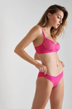 Maison Close Soutien-gorge Balconnet - Corps à Corps Néon 12 Maison Close Soutien-gorge Balconnet - Corps à Corps Néon -Luxe Lingerie Soldes Wire Bra CAC Pink 560134 5